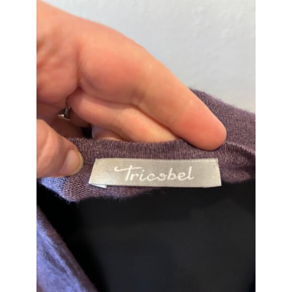 Tricobel Pullover Sweater Silk / Angora / Cashmere blend Womens Size Large - Picture 5 of 7